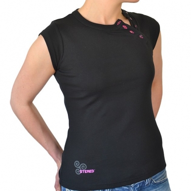 T-shirt Boutonnière Noir - STERED Triskel