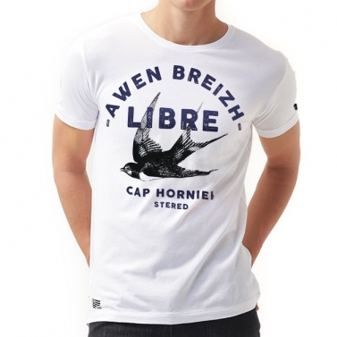 T-shirt Libre - Blanc