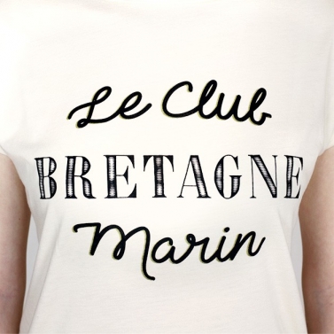 T-shirt Club Bretagne - Miel