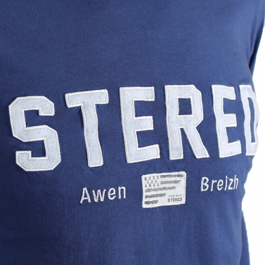 T-shirt STERED original - Bleu tempête