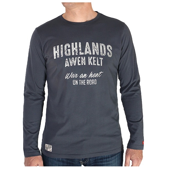 T-shirt Highlands - Gris plomb