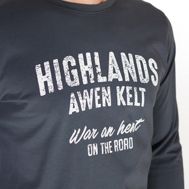 T-shirt Highlands - Gris plomb