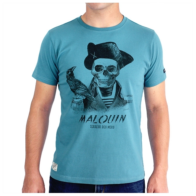 T-shirt Malouin - Bleu Lagon