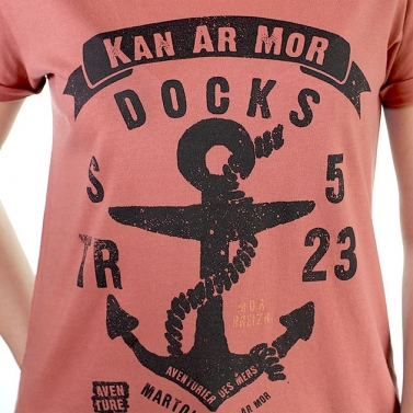 T-shirt Ancre / Kan ar Mor - Rouille