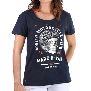 T-shirt Breizh Motorcycle Klub Femme