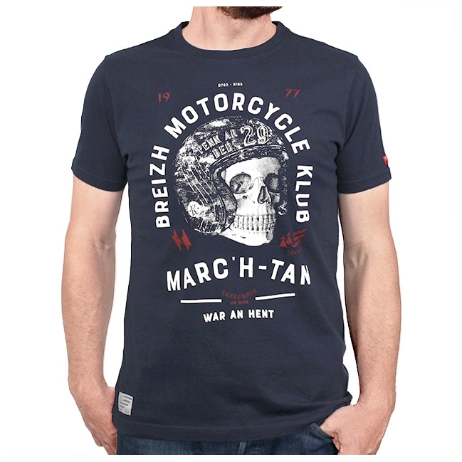 T-shirt Breizh Motorcycle Klub - Marine