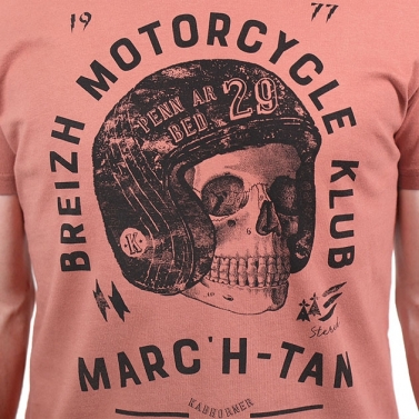 T-shirt Breizh Motorcycle Klub - Rouille