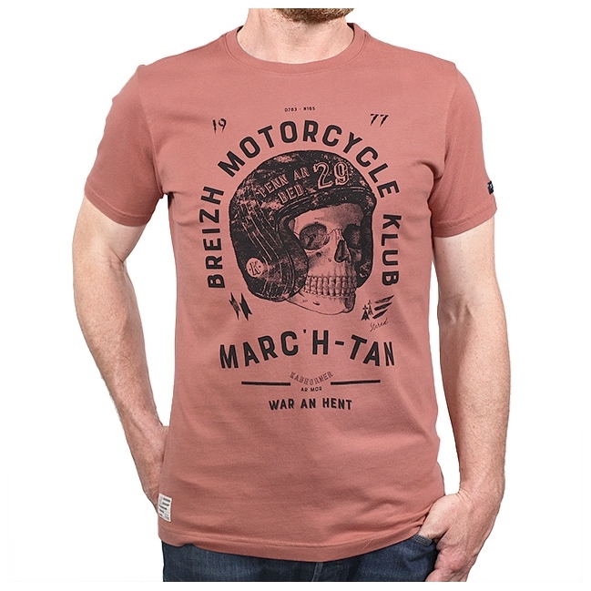 T-shirt Breizh Motorcycle Klub - Rouille