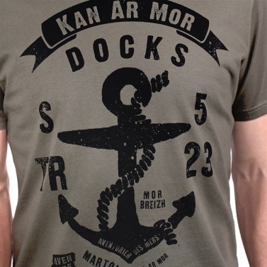 T-shirt Ancre / Kan ar Mor - Kaki
