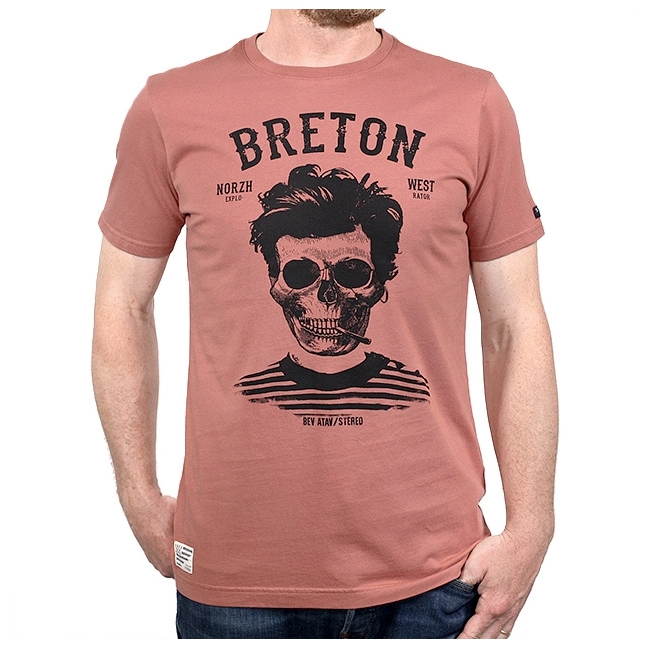 T-shirt Breton | Bev atav - Rouille