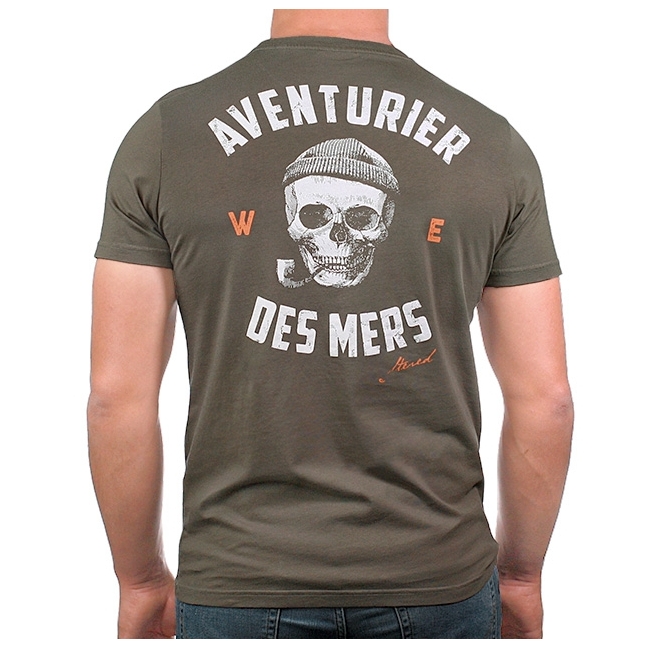 T-shirt Aventurier des Mers kaki