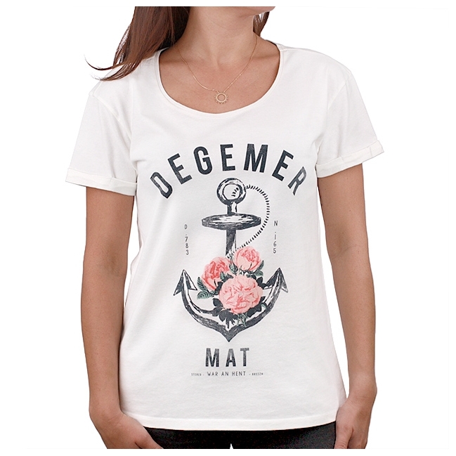 T-shirt Degemer Mat - Ecru
