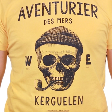 T-shirt Aventurier des Mers - Jaune