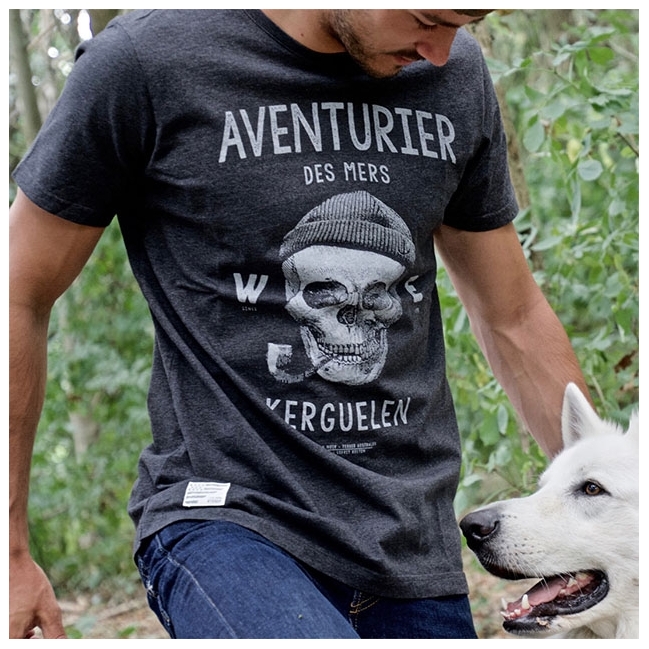 T-shirt Aventurier des Mers - Anthracite