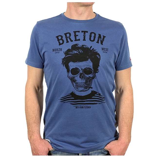 T-shirt Breton | Bev atav - Bleu Tempête