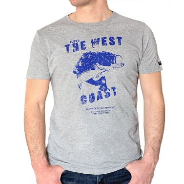 T-shirt West Coast - Gris...