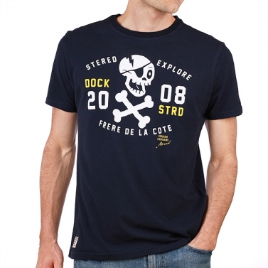 t-shirt tête de mort pirate