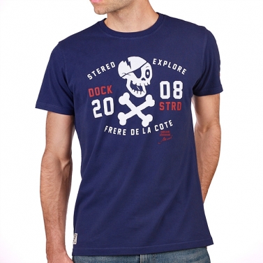 T-shirt STERED Explore - Bleu Océan