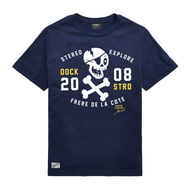 T-shirt Enfant STERED Explore - Marine