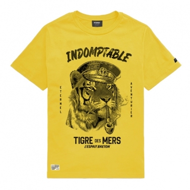 T-shirt Enfant Tigre des Mers - Jaune