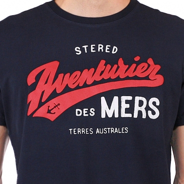 T-shirt Aventurier Terres Australes - Marine