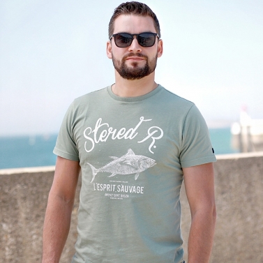 T-shirt STERED R. - Vert Olivier