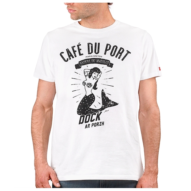 T-shirt Café du Port - Blanc
