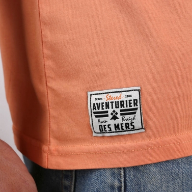 T-shirt L'Authentique Awen Breizh - Orange Vintage