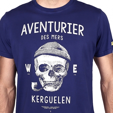 T-shirt Aventurier des Mers - Bleu Océan