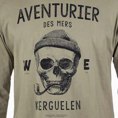 T-shirt Aventurier des Mers ML - KAKI
