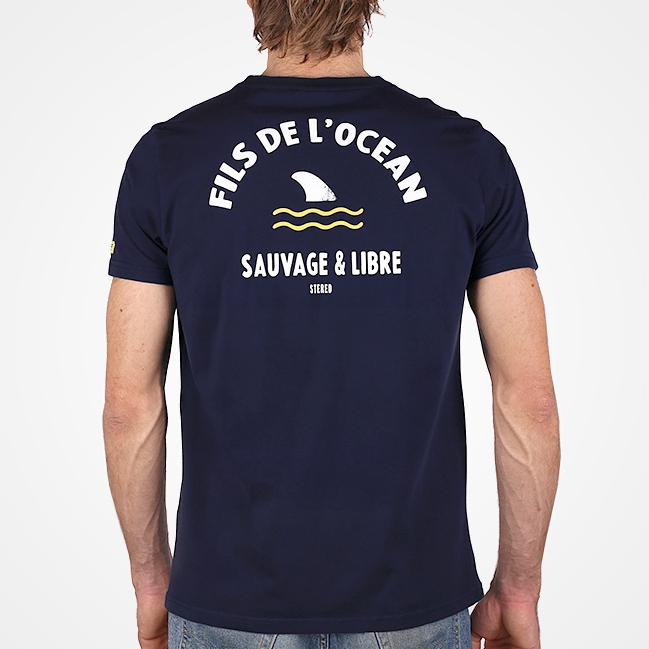 T-shirt Fils de l'Océan - Marine