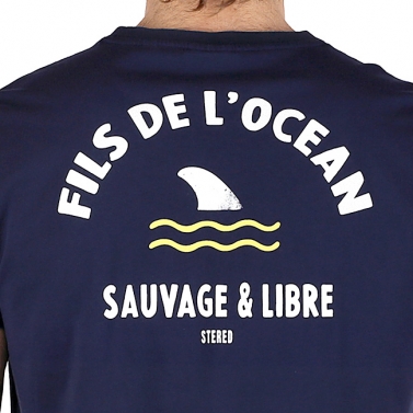 T-shirt Fils de l'Océan - Marine