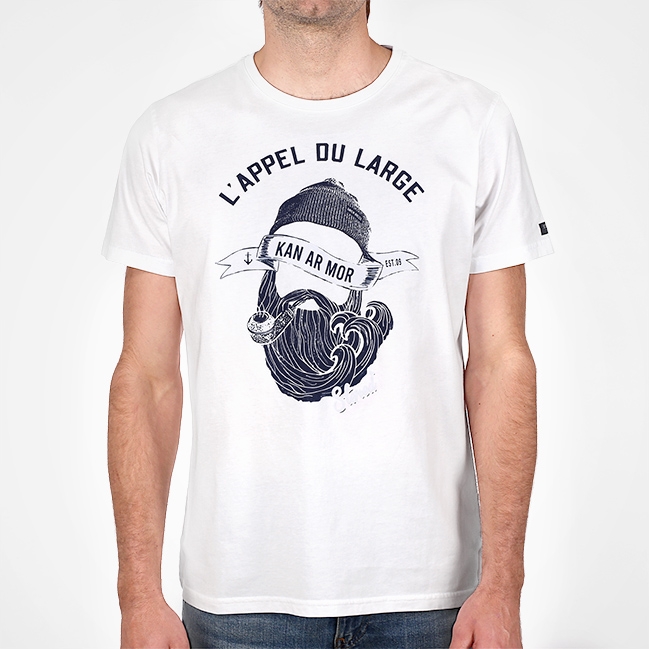T-shirt L'Appel du Large - Blanc