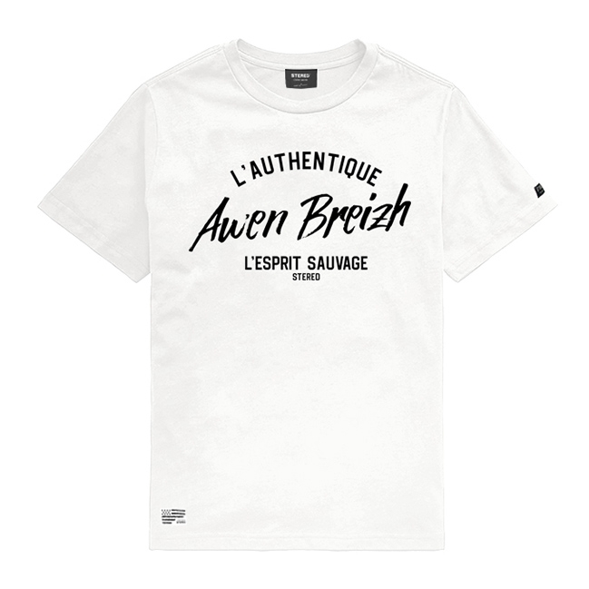T-shirt Enfant L'Authentique Awen Breizh - Blanc