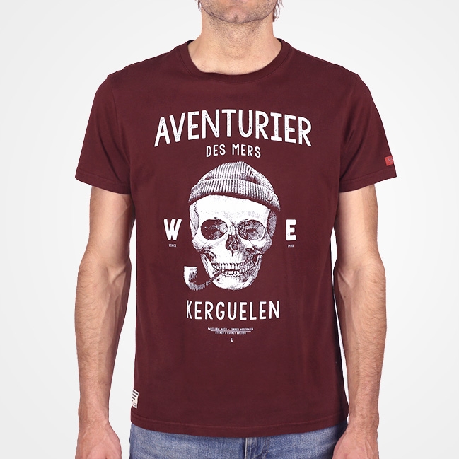 T-shirt Aventurier des Mers - Prune