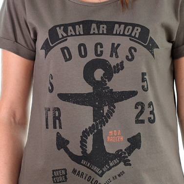T-shirt Ancre / Kan ar Mor - Kaki