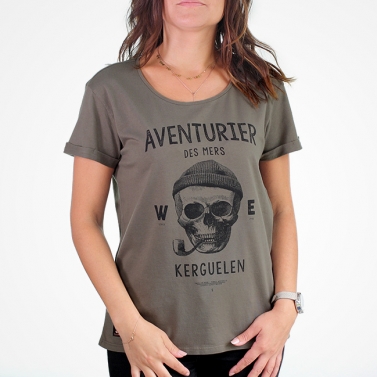 T-shirt Aventurier des Mers - Kaki