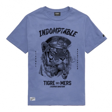 T-shirt Enfant Tigre des Mers - Denim