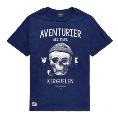 T-shirt Enfant Aventurier des Mers - Bleu Océan