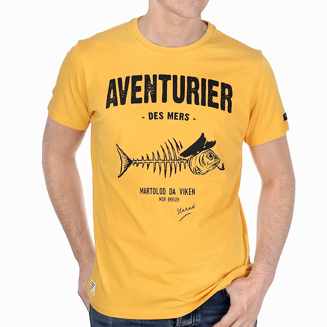 T-shirt Aventurier Pesk - Jaune Caraïbe