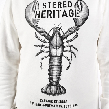 Sweat à capuche Héritage Breton - Ecru