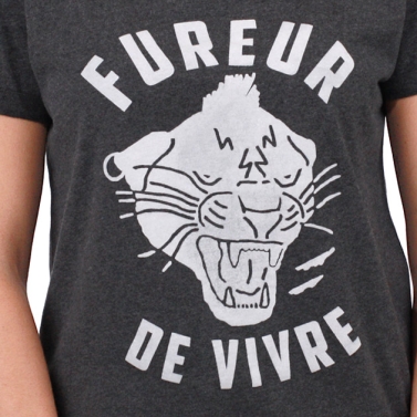 T-shirt Fureur de Vivre - Anthracite