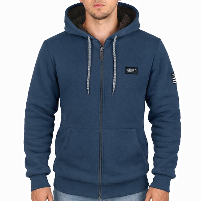 Veste Sherpa STERED Héritage - Marine